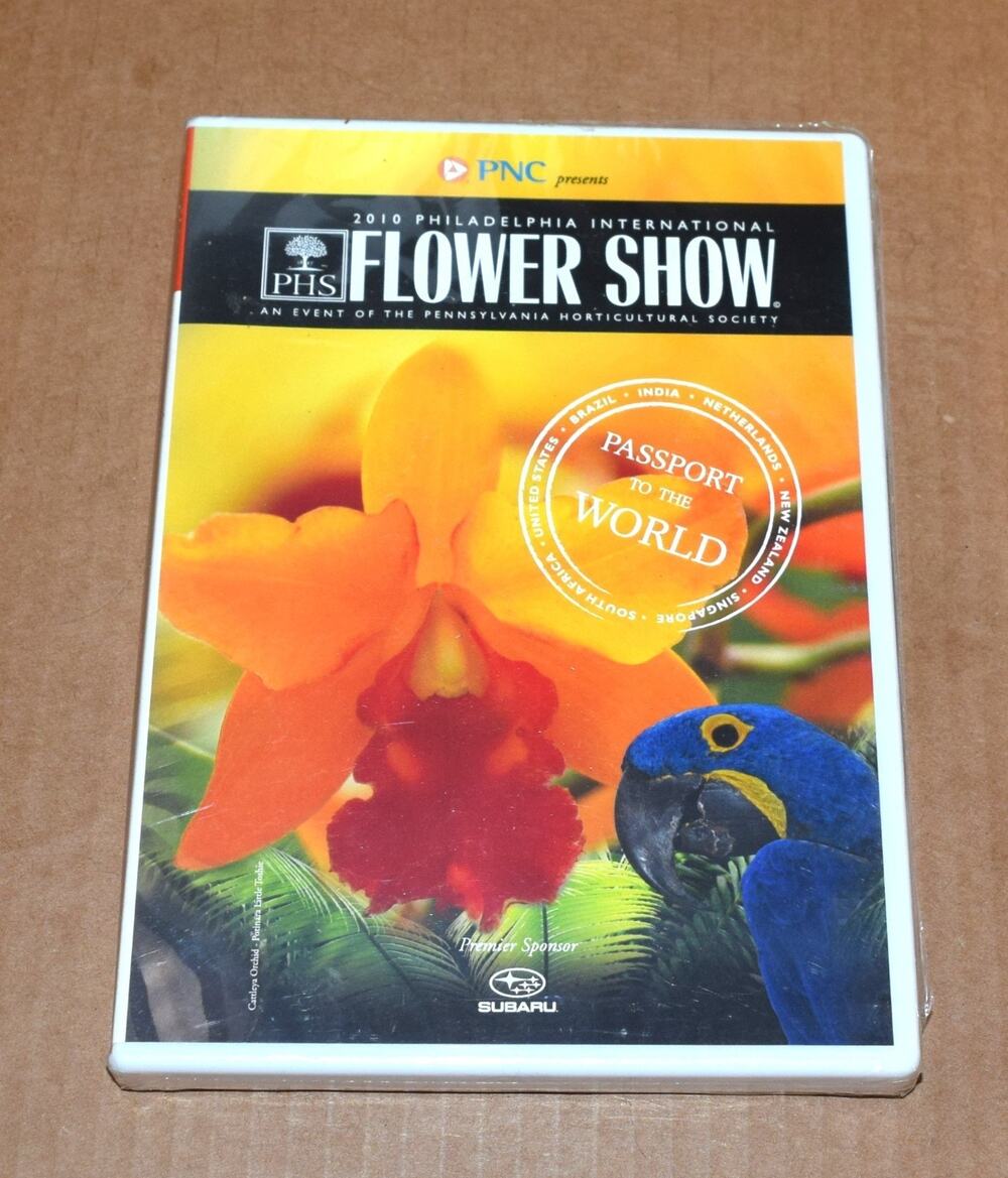 2010 PHILADELPHIA FLOWER SHOW DVD pennsylvania horticultural society new Sealed
